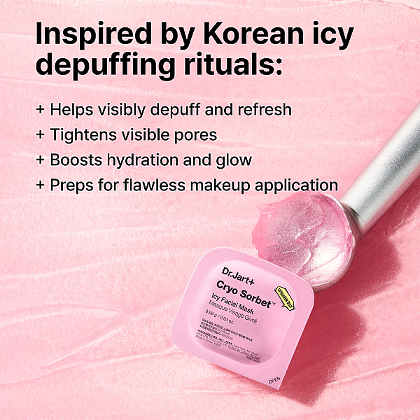 Masca hidratanta cu efect racoritor Cryo Sorbet Icy Facial Mask