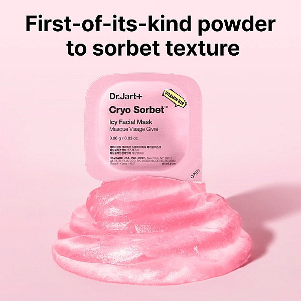 Masca hidratanta cu efect racoritor Cryo Sorbet Icy Facial Mask