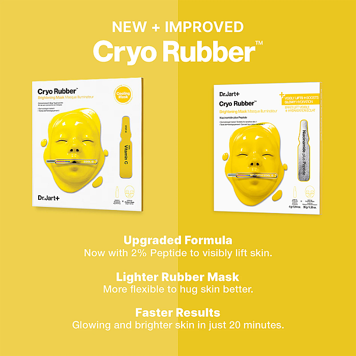 Masca hidrogel pentru iluminarea tenului Cryo Rubber Brightening Mask
