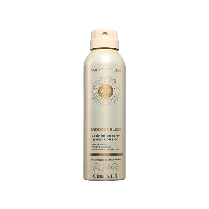 Lotiune de corp spray pentru femei Goddess Elixir Spray