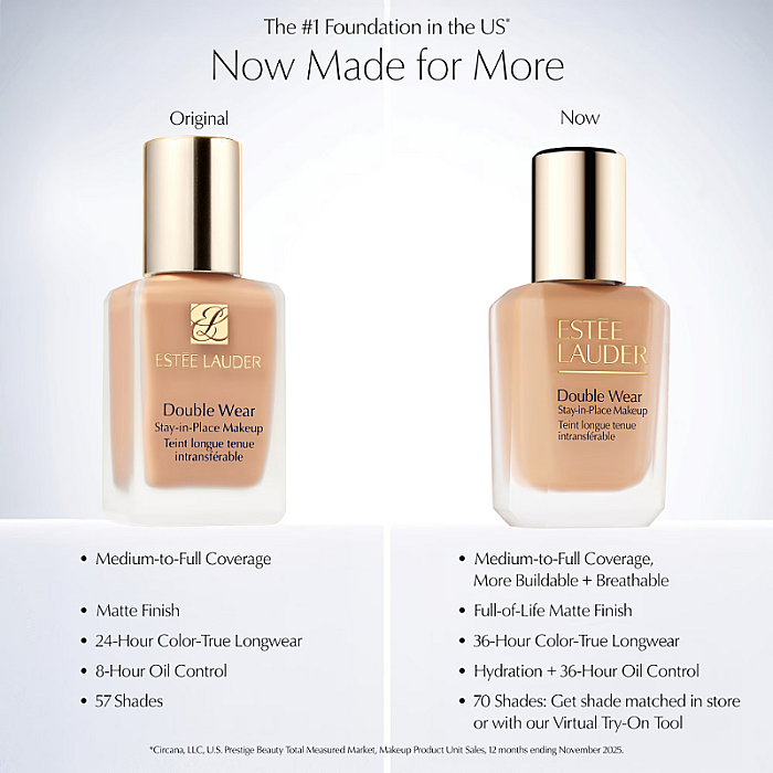 Fond de ten Double Wear Stay-In-Place Longwear Matte Foundation
