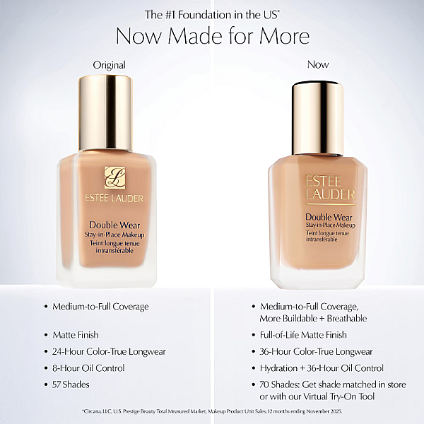 Fond de ten Double Wear Stay-In-Place Longwear Matte Foundation
