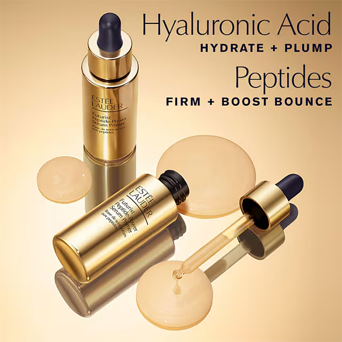 Baza de machiaj tip ser hidratant cu peptide Futurist Peptide Power Serum Primer