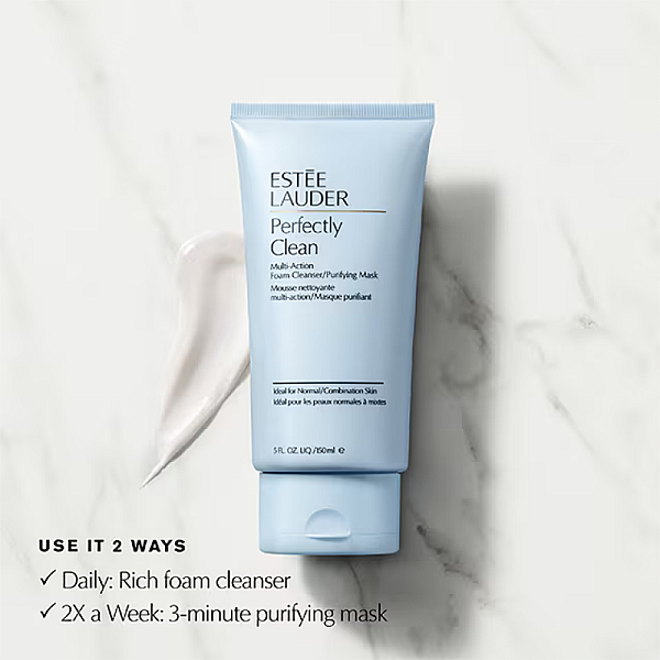 Spuma de curatare purifianta Perfectly Clean Multi-Action Foam Cleanser/Purifying Mask