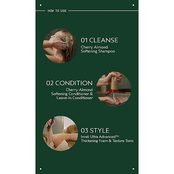 Balsam leave-in pentru stralucire si catifelare Cherry Almond Softening Shampoo
