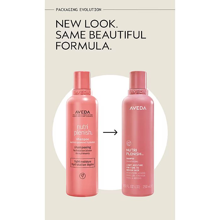 Sampon hidratant lejer pentru par fin si mediu Nutriplenish Light Moisture Shampoo