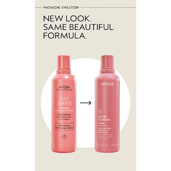 Sampon hidratant lejer pentru par fin si mediu Nutriplenish Light Moisture Shampoo