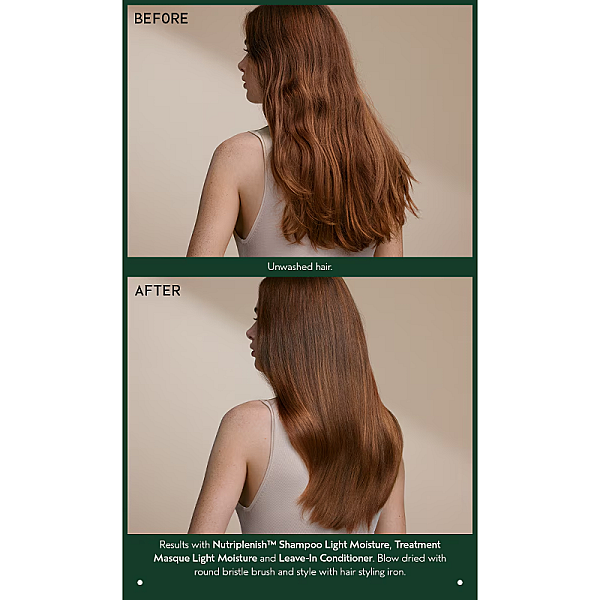 Masca hidratanta lejera pentru par fin si mediu Nutriplenish Treatment Masque Light Moisture