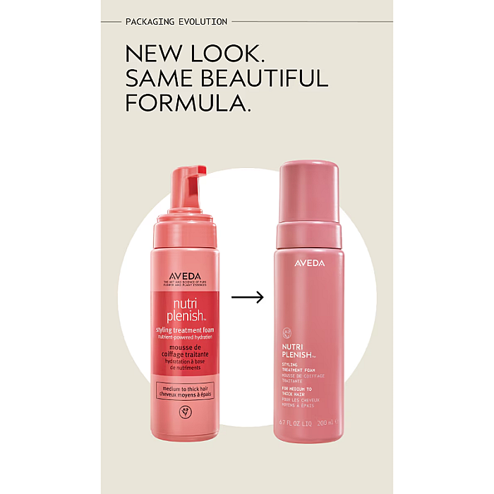 Spuma de styling hidratanta pentru par Nutriplenish Styling Treatment Foam
