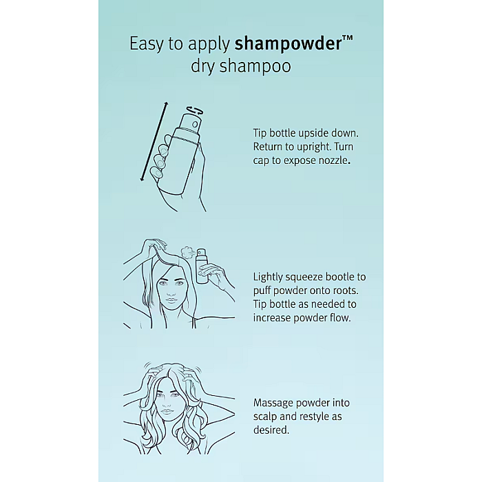 Sampon uscat pudra Shampowder
