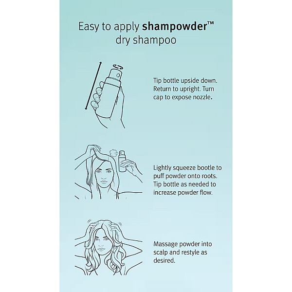 Sampon uscat pudra Shampowder