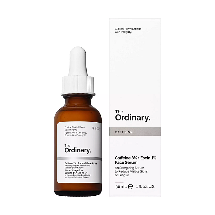 Ser facial energizant cu 3% Cafeina + 1% Escina pentru fermitate