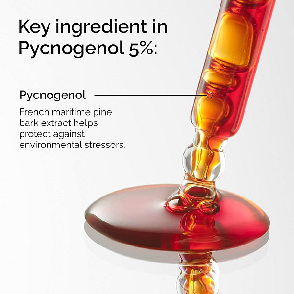 Ser antioxidant concentrat cu 5% Pycnogenol pentru hidratare si elasticitate