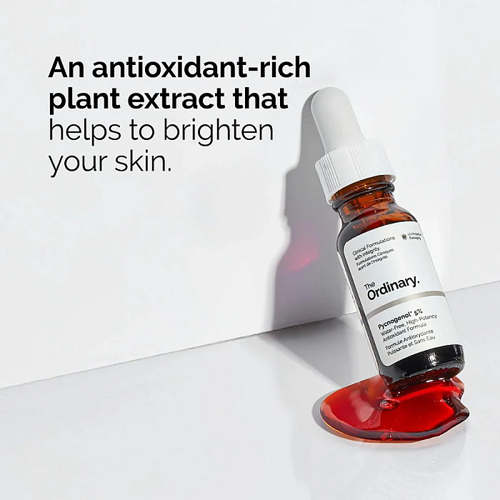 Ser antioxidant concentrat cu 5% Pycnogenol pentru hidratare si elasticitate