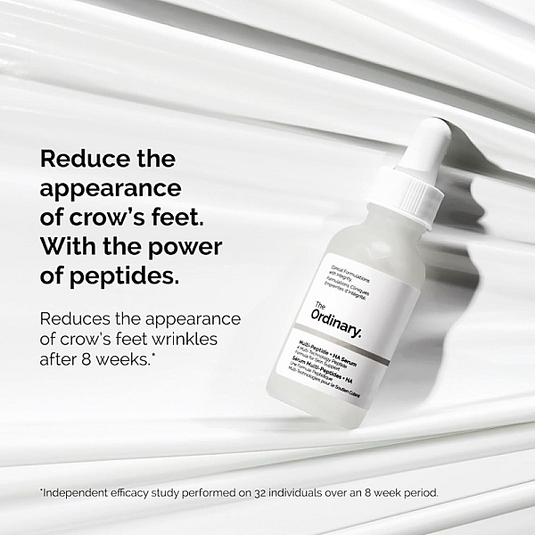 Ser anti-age cu multi-peptide si acid hialuronic pentru fermitate si elasticitate