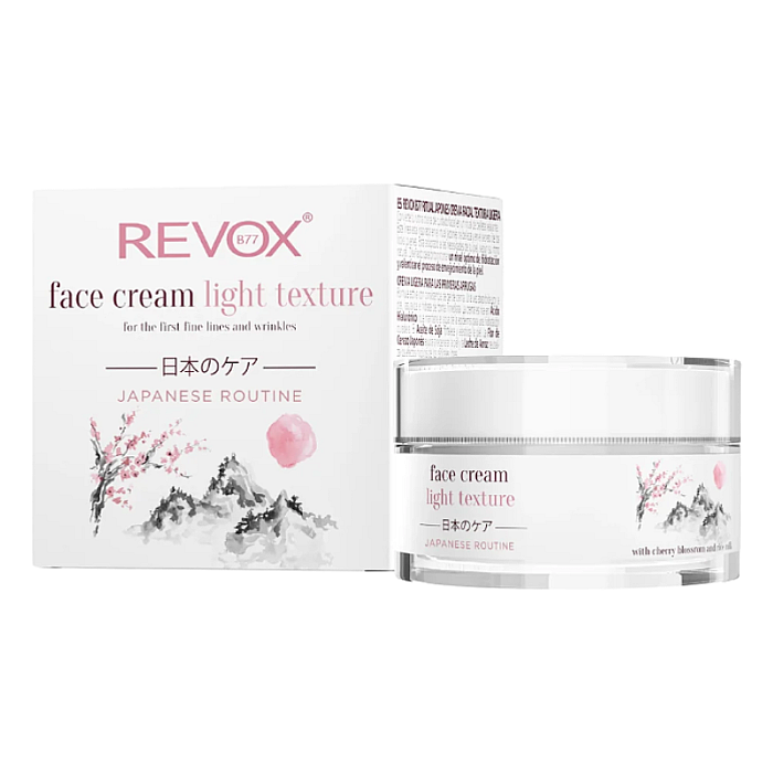 Crema hidratanta cu textura lejera Japanese Ritual Face Cream Light Texture