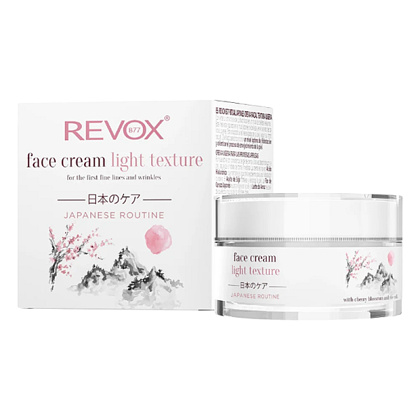 Crema hidratanta cu textura lejera Japanese Ritual Face Cream Light Texture