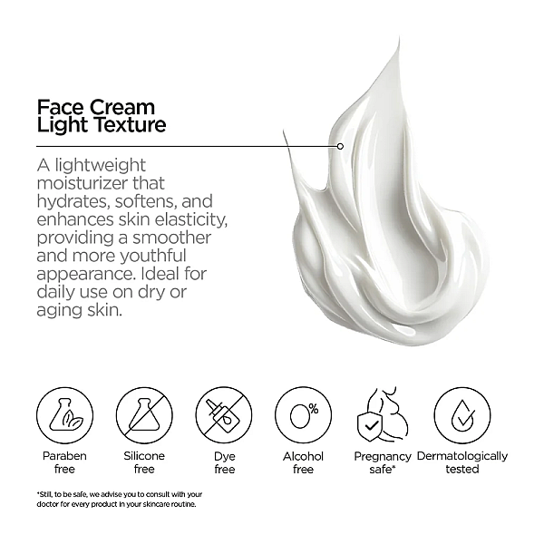 Crema hidratanta cu textura lejera Japanese Ritual Face Cream Light Texture