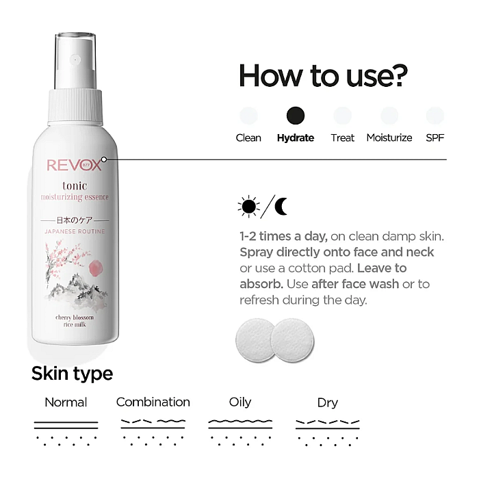 Tonic hidratant Japanese Ritual Moisturizing Essence