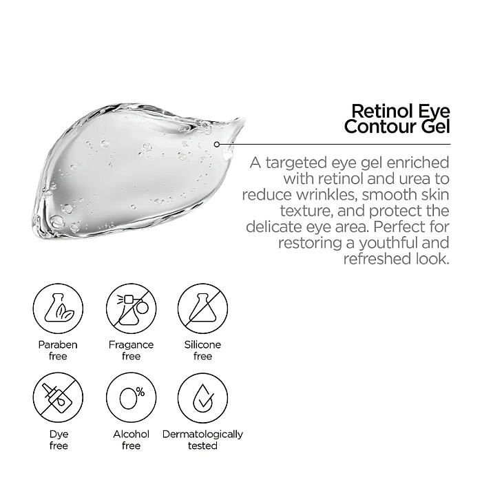 Gel antirid pentru conturul ochilor cu retinol Eye-Gel Anti-Wrinkle Concentrate