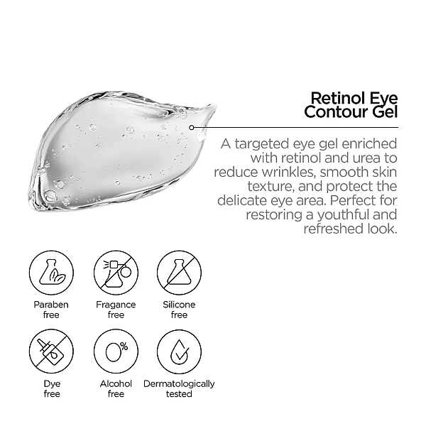 Gel antirid pentru conturul ochilor cu retinol Eye-Gel Anti-Wrinkle Concentrate