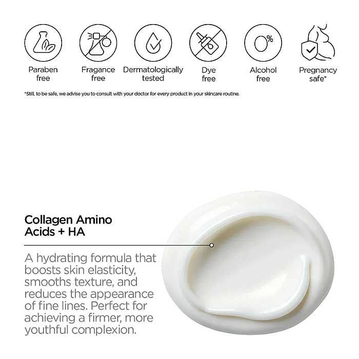 Emulsie hidratanta cu colagen si aminoacizi Just Collagen Amino Acids + HA