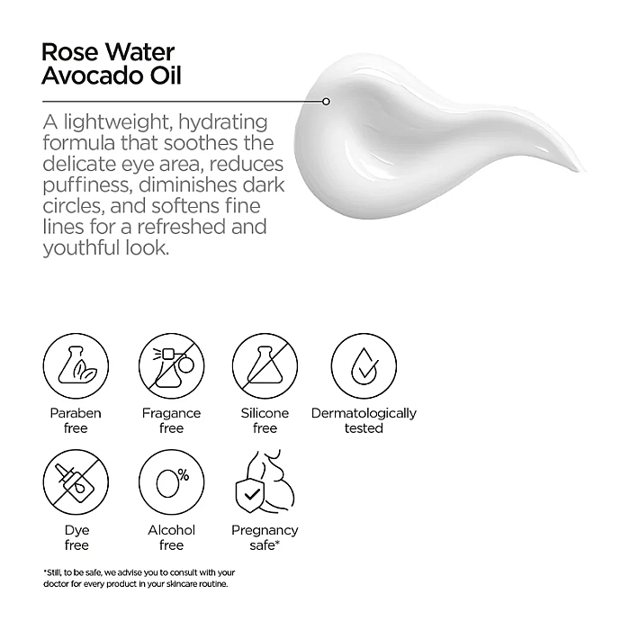 Ser pentru conturul ochilor cu ulei de avocado Just Eye Care Fluid