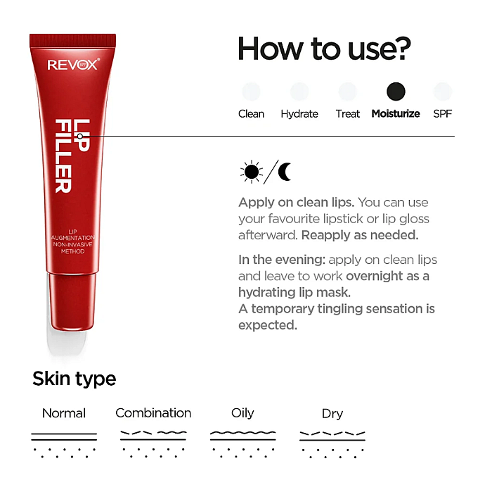 Tratament pentru buze cu efect volumizant cu acid hialuronic Lip Filler