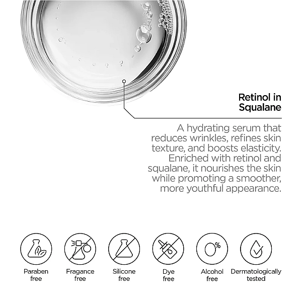 Ser cu retinol si squalane Just Retinol in Squalane