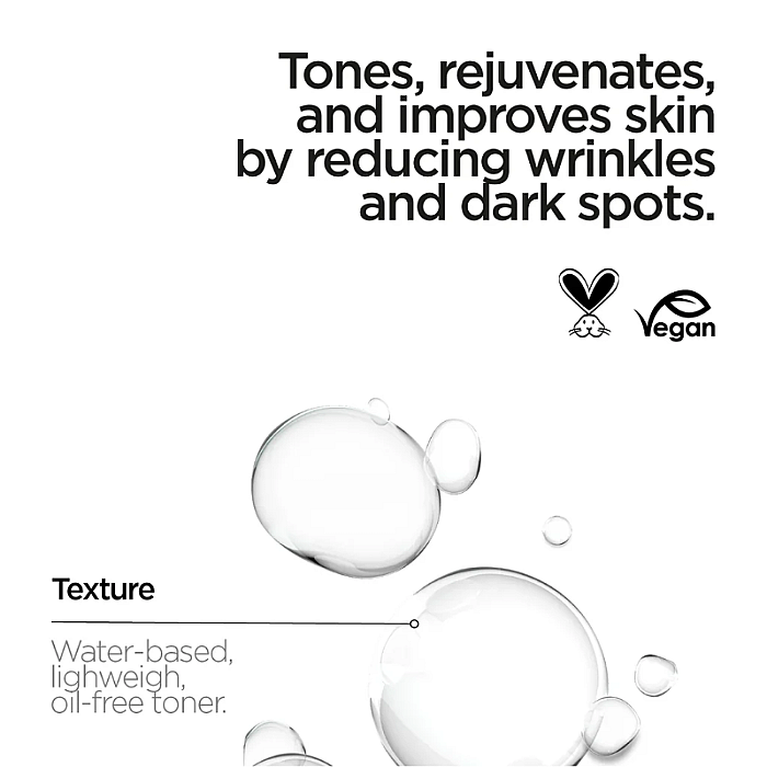 Lotiune tonica cu retinol Just Retinol Rejuvenating Toner
