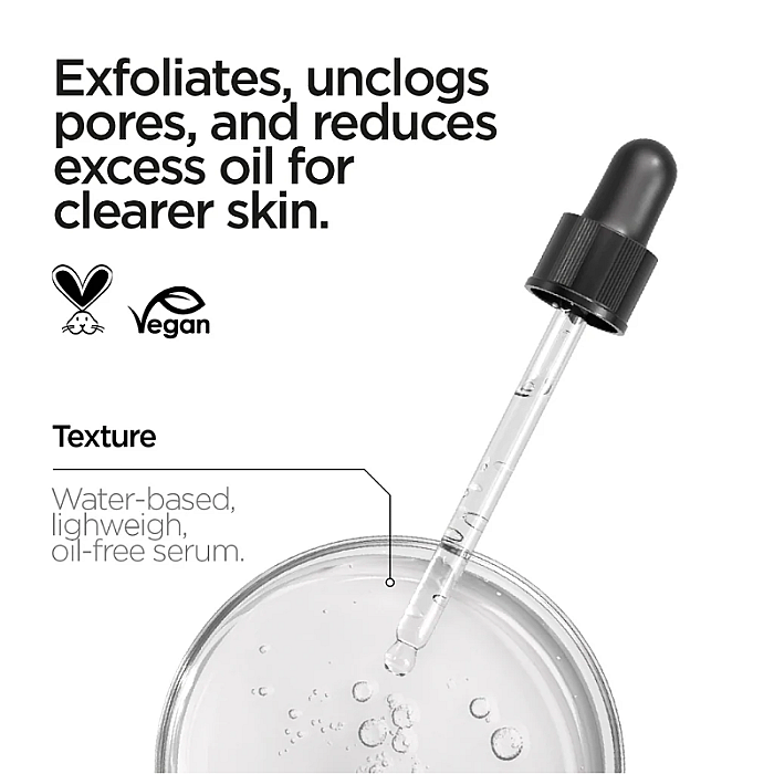 Ser exfoliant cu acid salicilic Just Salicylic Acid 2%