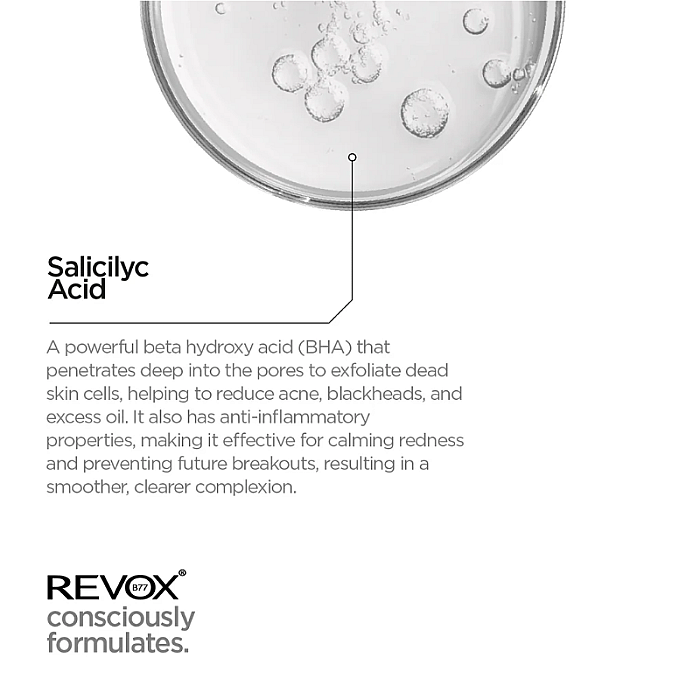 Ser exfoliant cu acid salicilic Just Salicylic Acid 2%
