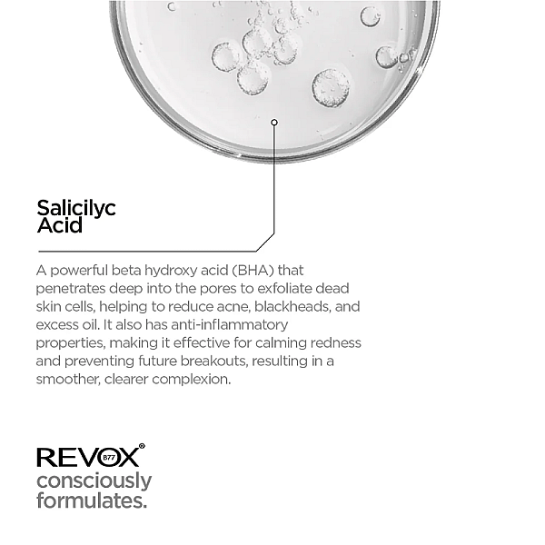 Ser exfoliant cu acid salicilic Just Salicylic Acid 2%