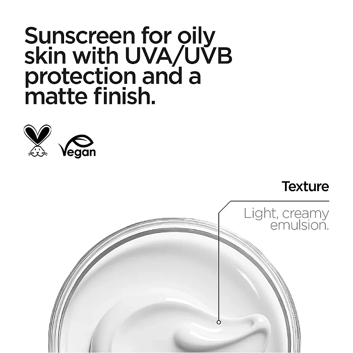 Crema cu protectie solara SPF50 pentru ten gras Daily Sun Shield
