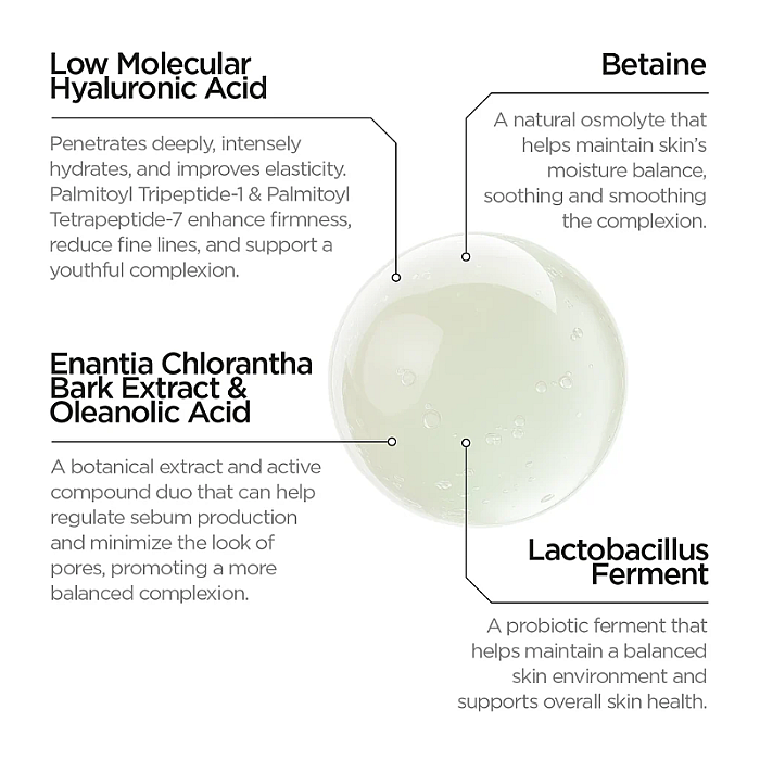 Gel-crema pentru netezire Skintreats Biotic Rebalancing Smoothing Gel