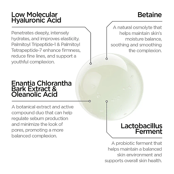Gel-crema pentru netezire Skintreats Biotic Rebalancing Smoothing Gel