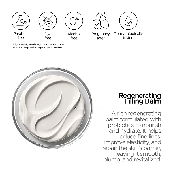 Balsam nutritiv pentru regenerare Skintreats Biotic Regenerating Filling Balm
