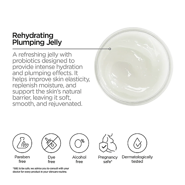 Gel hidratant si revitalizant Skintreats Biotic Rehydrating Plumping Jelly