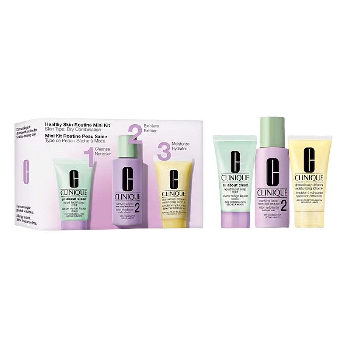 Set pentru ingrijirea tenului uscat si mixt Healthy Skin Routine Mini Kit 2