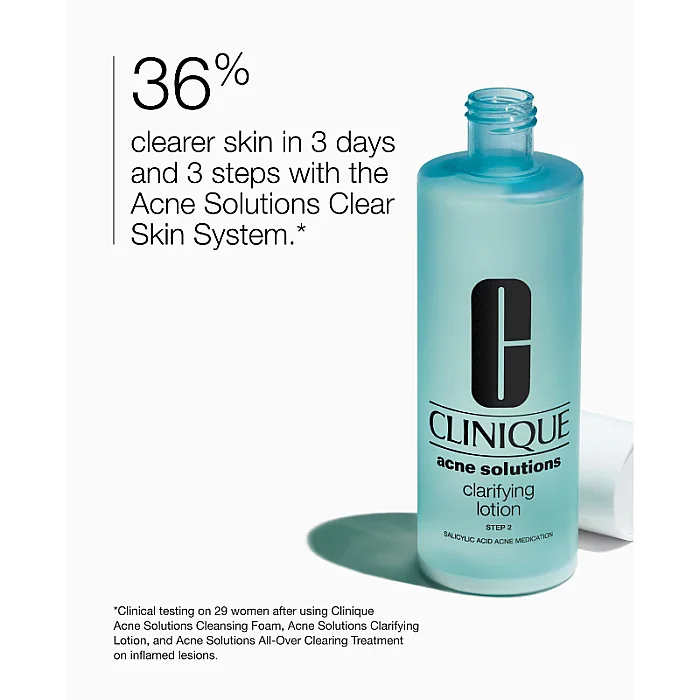 Lotiune tonica exfolianta cu acid salicilic pentru imperfectiuni Anti-Blemish Solutions Clarifying Lotion