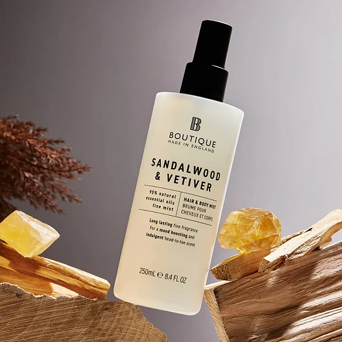 Spray pentru corp si par Sandalwood & Vetiver Hair&Body Mist