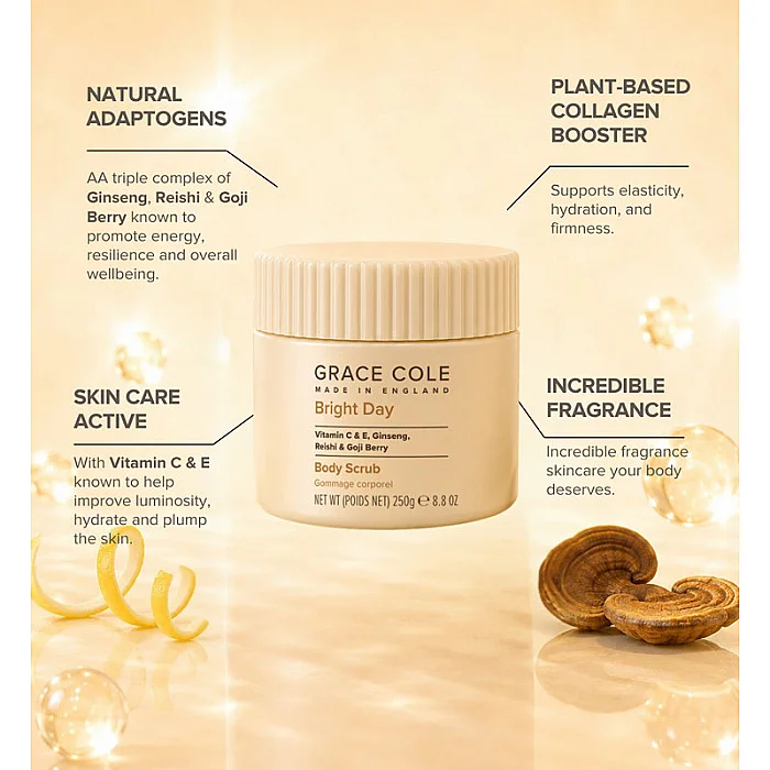 Scrub de corp cu vitamina C si E Bright Day Body Scrub