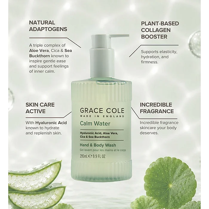 Gel de dus cu Acid Hialuronic si Aloe Vera Calm Water Hand&Body Wash