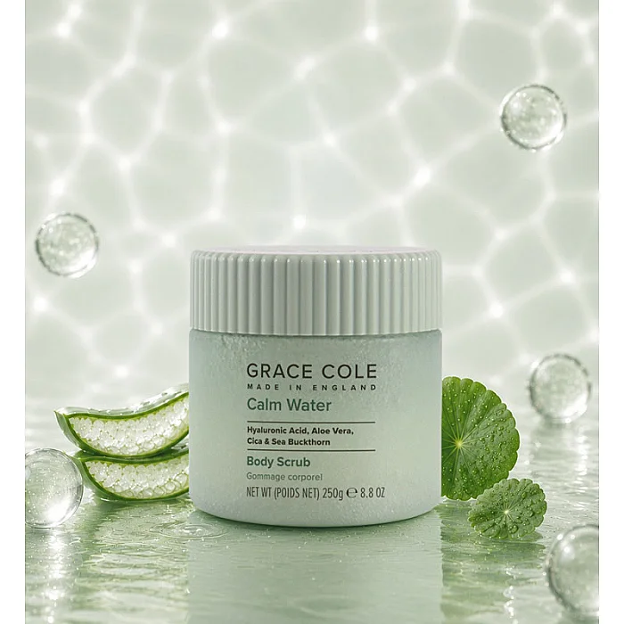 Scrub de corp cu Acid Hialuronic si Aloe Vera Calm Water Body Scrub