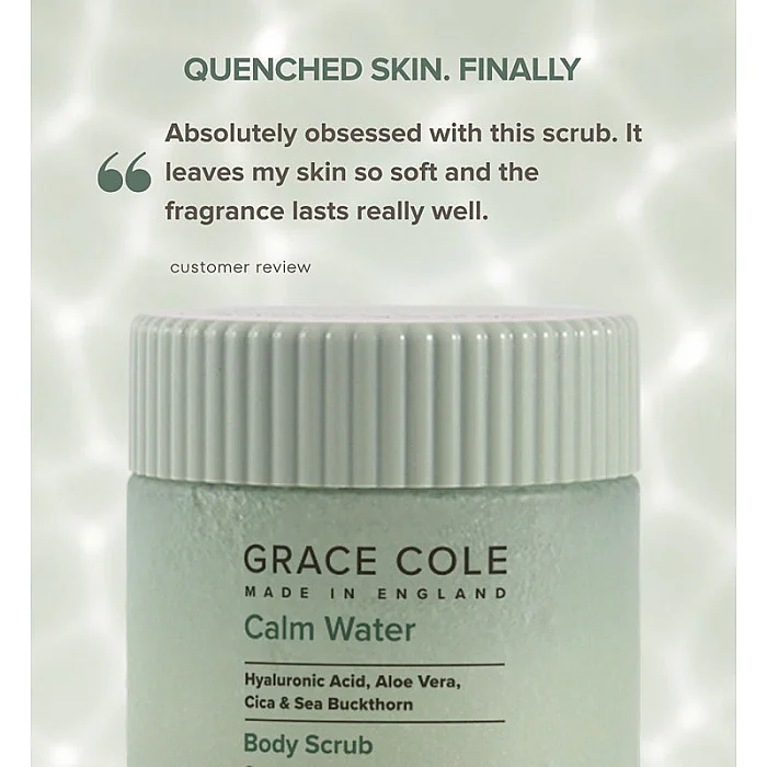Scrub de corp cu Acid Hialuronic si Aloe Vera Calm Water Body Scrub