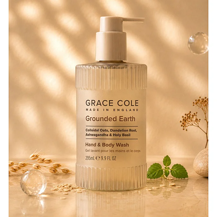 Gel de dus cu Ovaz si Ashwagandha Grounded Earth Hand&Body Wash