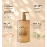 Gel de dus cu Ovaz si Ashwagandha Grounded Earth Hand&Body Wash