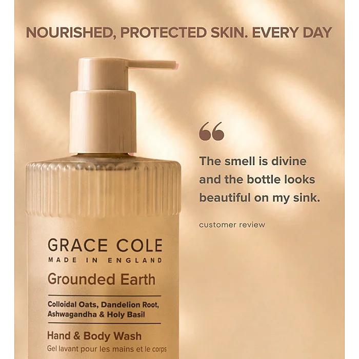 Gel de dus cu Ovaz si Ashwagandha Grounded Earth Hand&Body Wash