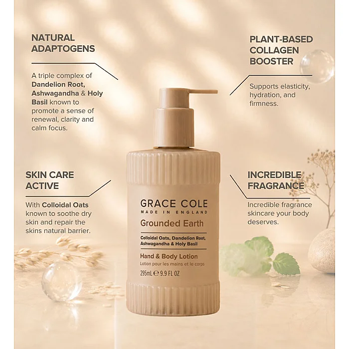 Lotiune de maini si corp Grounded Earth Hand&Body Lotion