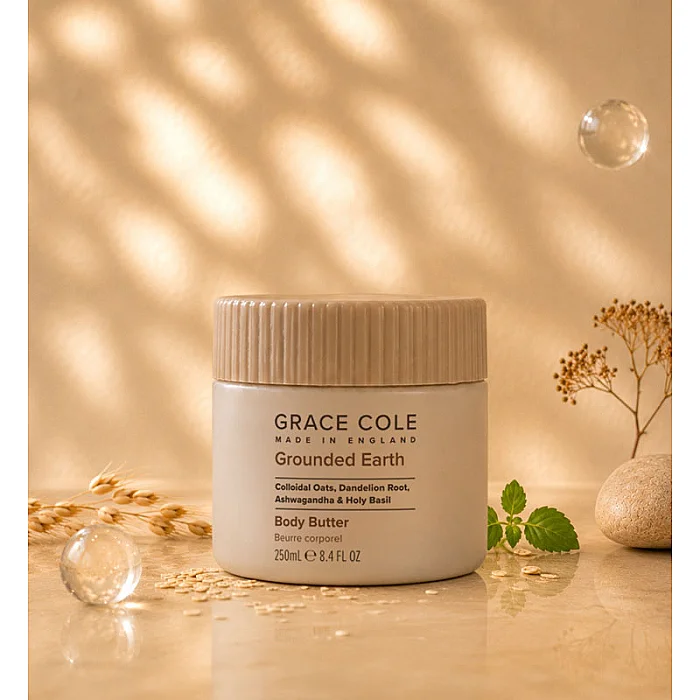 Unt de corp cu Ovaz si Ashwagandha Grounded Earth Body Butter